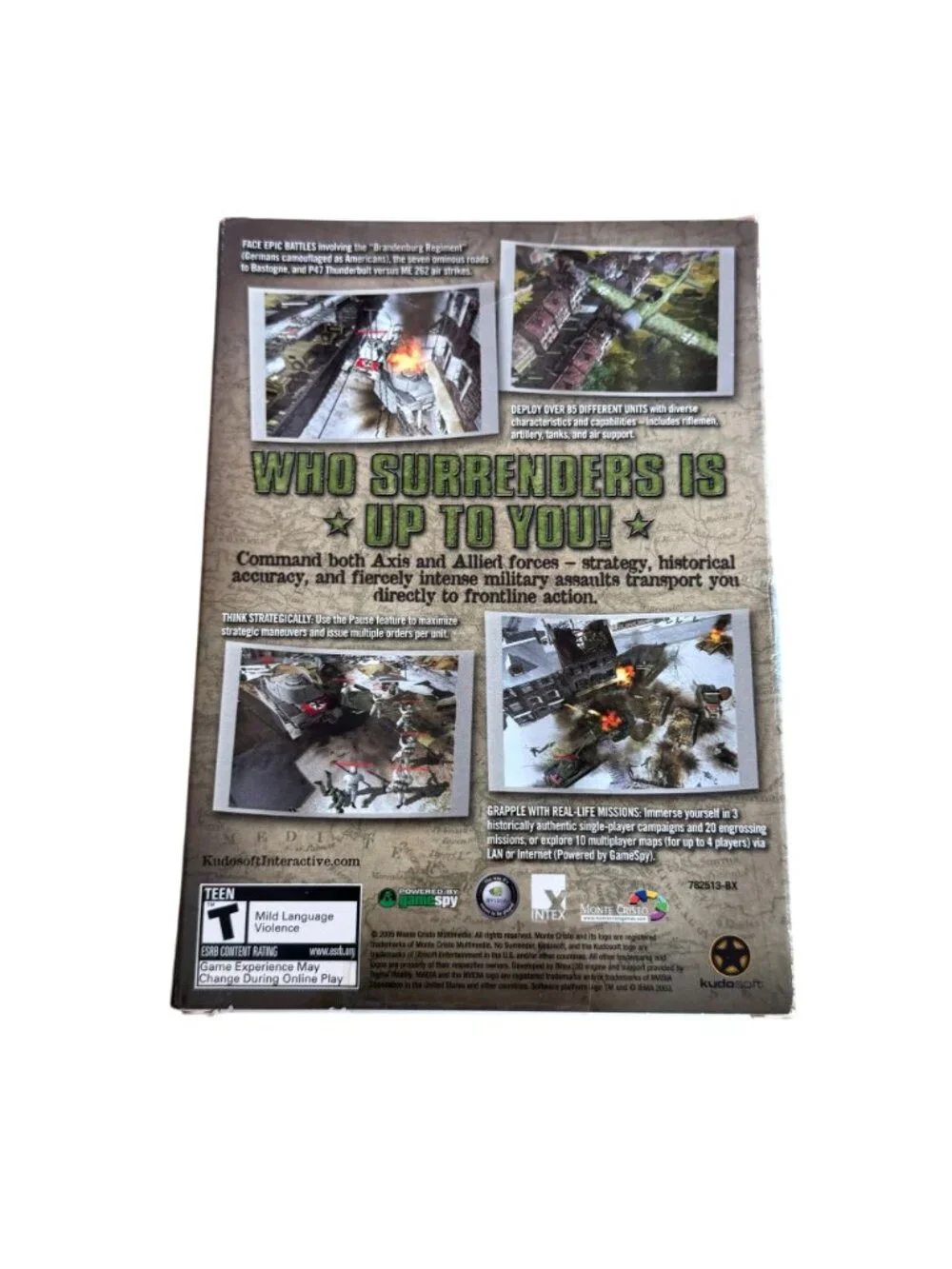 No Surrender Battle Of The Bulge New PC CD-ROM Game KudoSoft